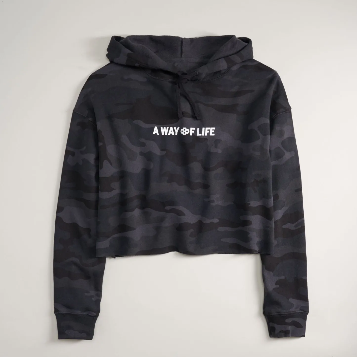 Hoodies & Pullovers>RUDIS Slick Women's Crop Hoodie
