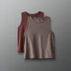 Shirts & Tees>RUDIS Spirit Women's Textured Tank Top - 2 Color Bundle