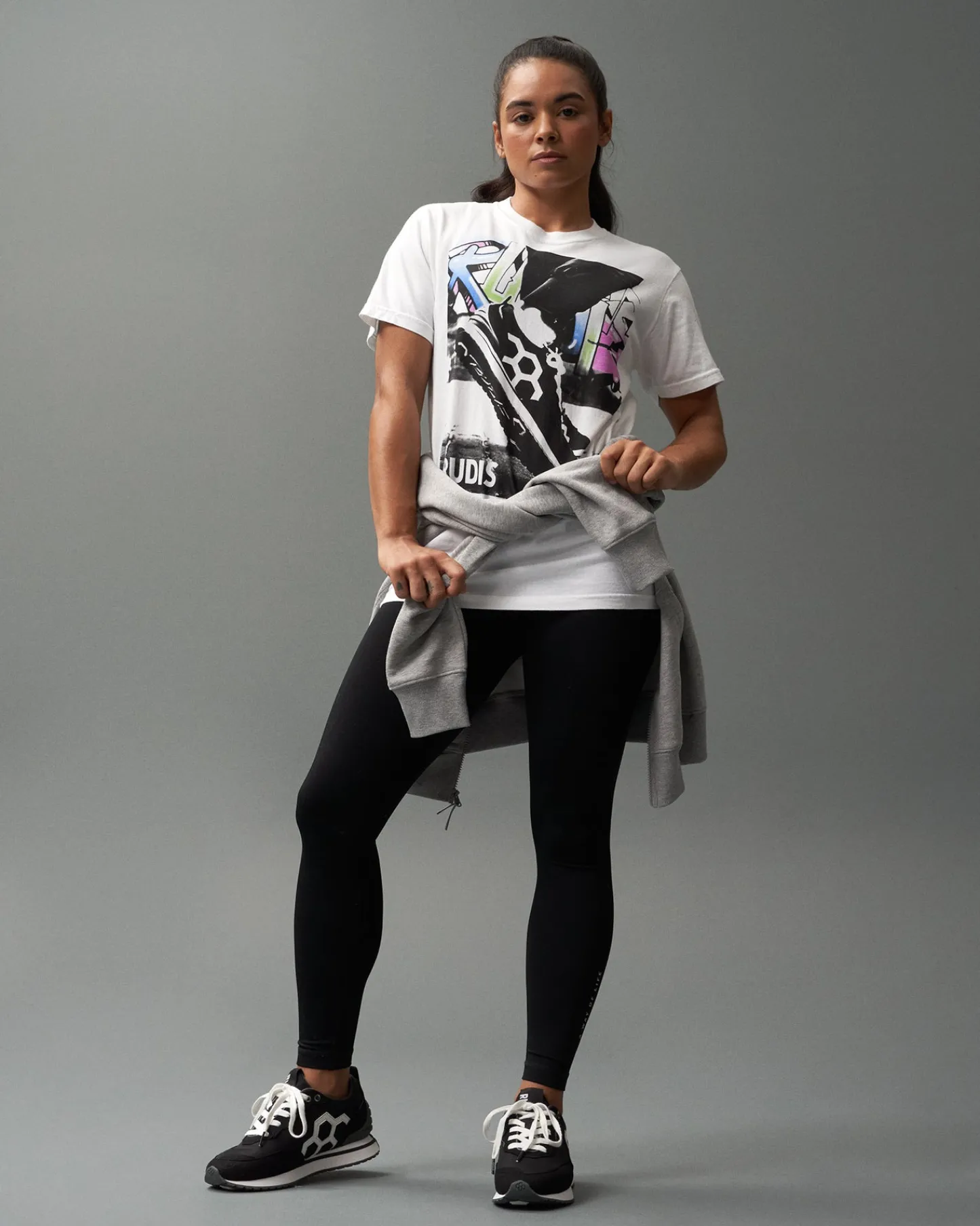 Shirts & Tees|Shirts & Tees>RUDIS Street Mural Heavyweight T-Shirt White