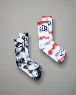 Socks & Underwear|Accessories>RUDIS Tie Dye Essential Socks (2 Pair)