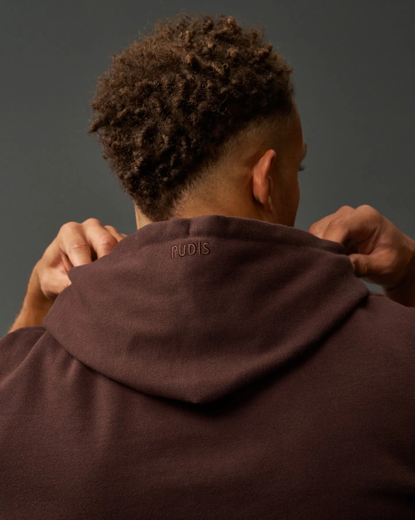 Hoodies & Pullovers>RUDIS Titan Heavyweight Fleece Hoodie - Ground Coffee