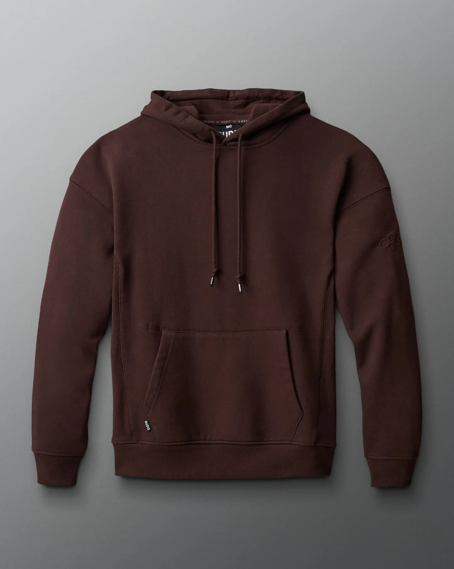 Hoodies & Pullovers>RUDIS Titan Heavyweight Fleece Hoodie - Ground Coffee