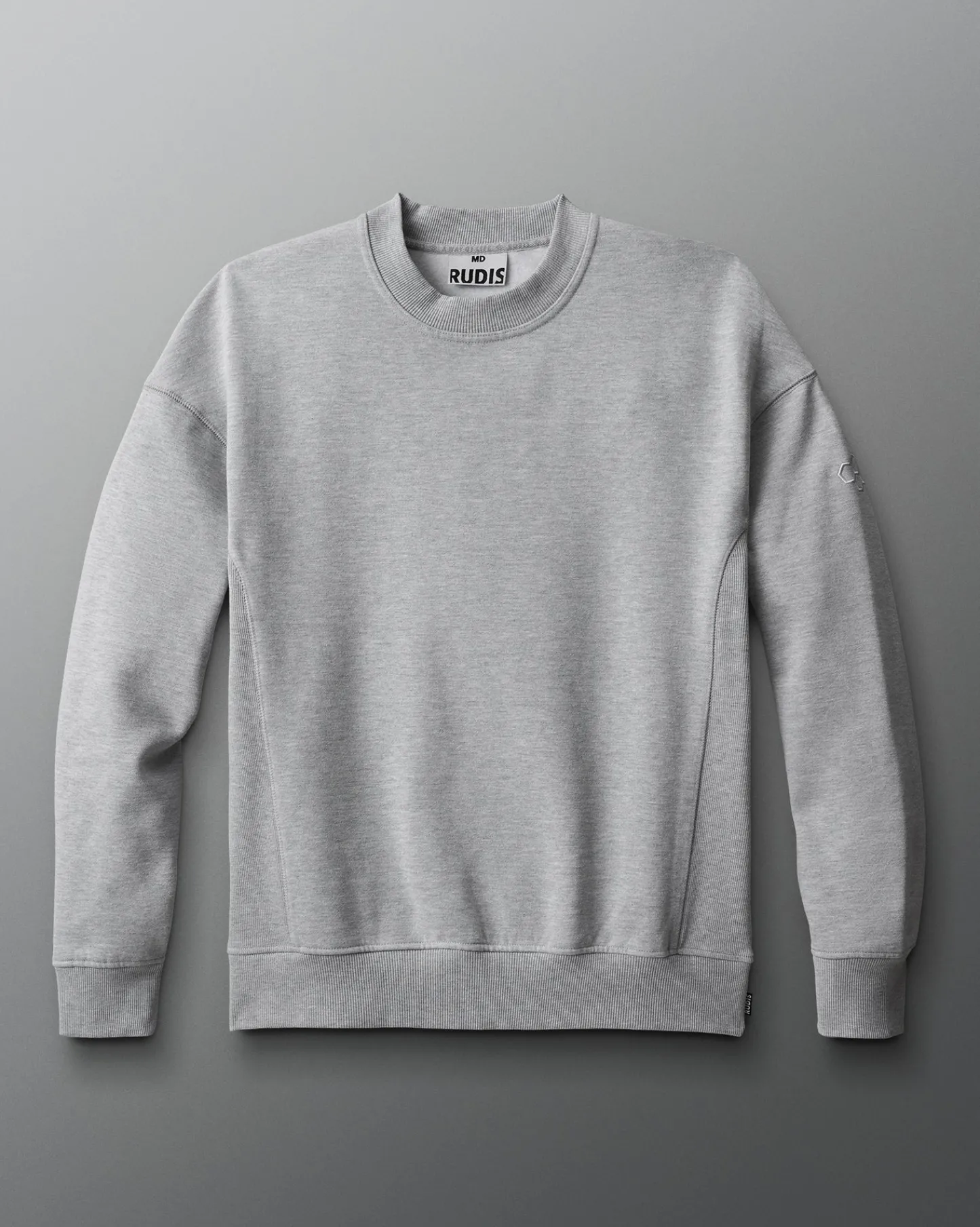 Hoodies & Pullovers>RUDIS Titan Heavyweight Fleece Crewneck - Athletic Gray