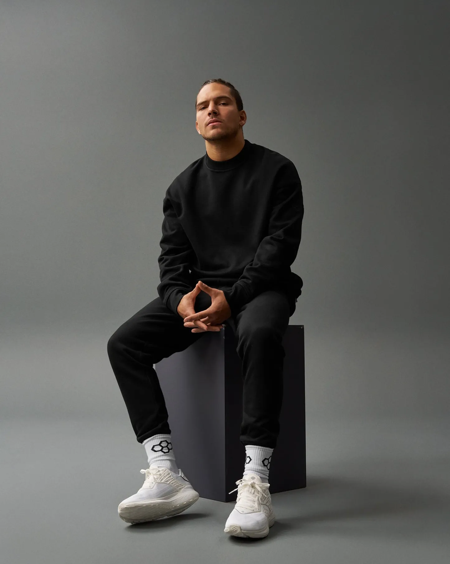 Hoodies & Pullovers>RUDIS Titan Heavyweight Fleece Crewneck - Black