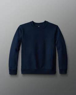 Hoodies & Pullovers>RUDIS Titan Heavyweight Fleece Youth Crewneck - Navy