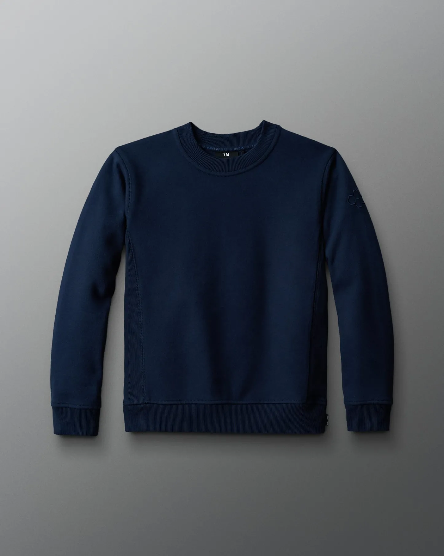 Hoodies & Pullovers>RUDIS Titan Heavyweight Fleece Youth Crewneck - Navy
