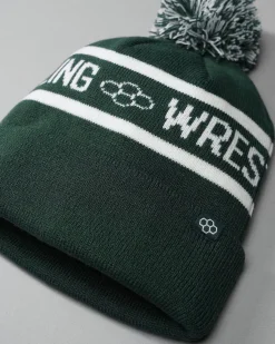 Hats & Beanies|Hats & Beanies>RUDIS Two Tone Pom Beanie - Green/White