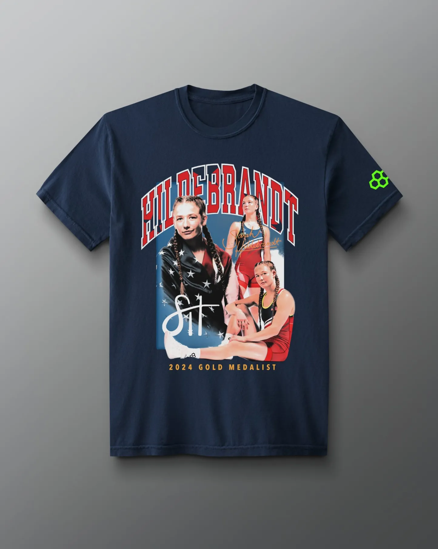 Shirts & Tees|Shirts & Tees>RUDIS Sarah Hildebrandt Luminary Heavyweight T-Shirt Navy
