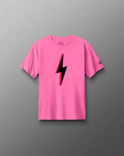 Shirts & Tees|Shirts & Tees>RUDIS SH Bolt Neon Youth Heavyweight T-Shirt Neon Pink