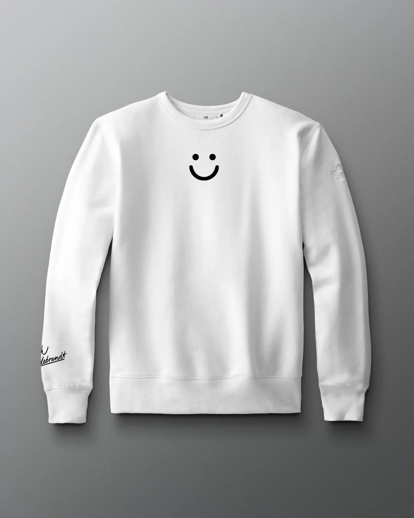 Hoodies & Pullovers|Hoodies & Pullovers>RUDIS SH Smile Comfort Fleece Crewneck White