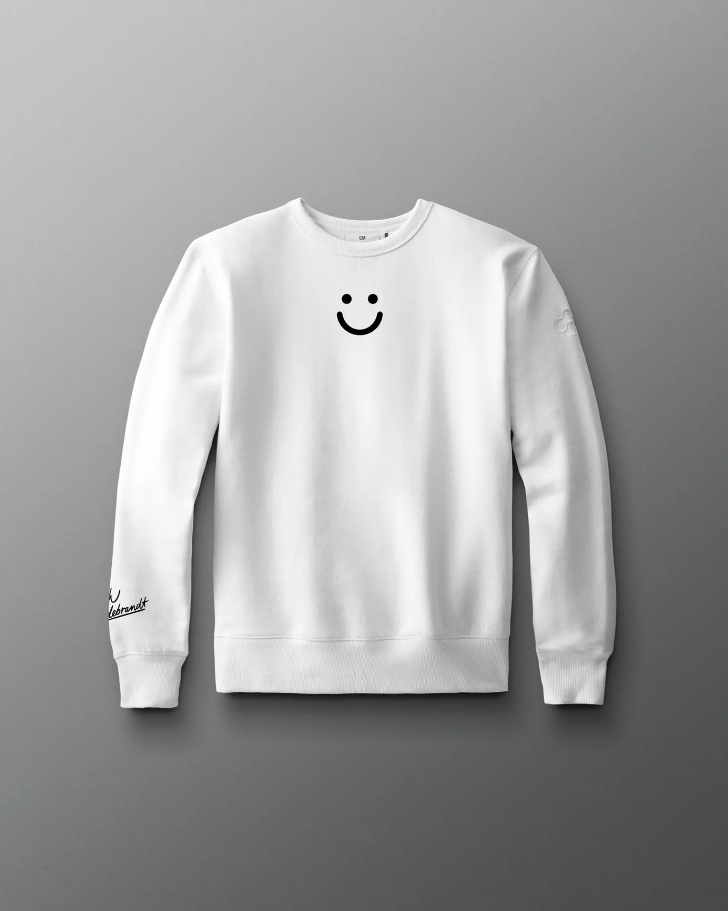 Hoodies & Pullovers>RUDIS SH Smile Youth Comfort Fleece Crewneck White