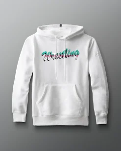 Hoodies & Pullovers|Hoodies & Pullovers>RUDIS South Beach Wrestling Comfort Fleece Hoodie White