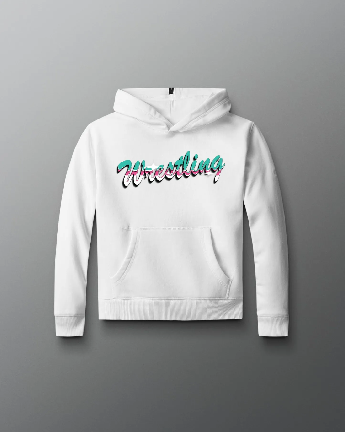 Hoodies & Pullovers>RUDIS South Beach Wrestling Youth Comfort Fleece Hoodie White
