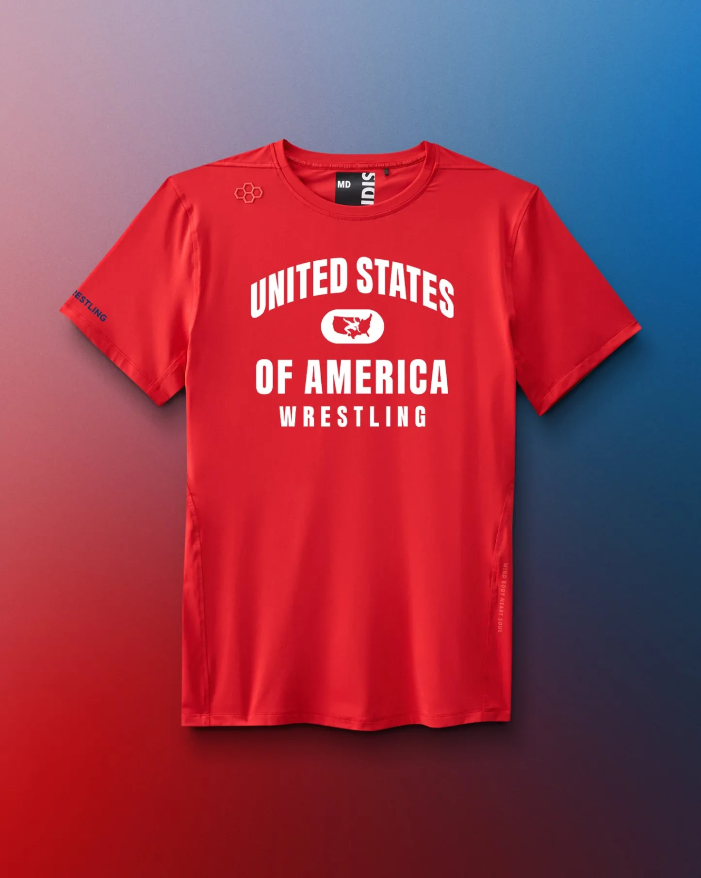 Shirts & Tees|Shirts & Tees>RUDIS United States of America Wrestling Performance T-Shirt