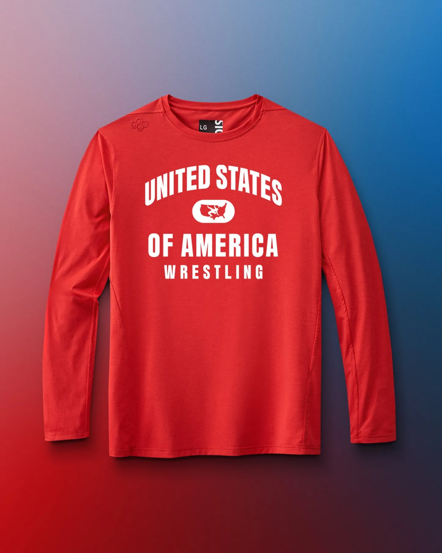 Shirts & Tees|Shirts & Tees>RUDIS United States of America Wrestling Performance Long Sleeve