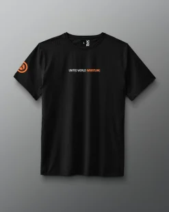 Shirts & Tees|Shirts & Tees>RUDIS United World Wrestling Performance Heather T-Shirt Heather Black