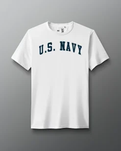 Shirts & Tees|Shirts & Tees>RUDIS U.S. Navy Wrestling Arch T-Shirt White