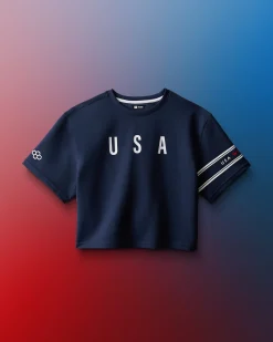 Shirts & Tees>RUDIS USA Wrestling Chronicle Women's Elite Crop T-Shirt