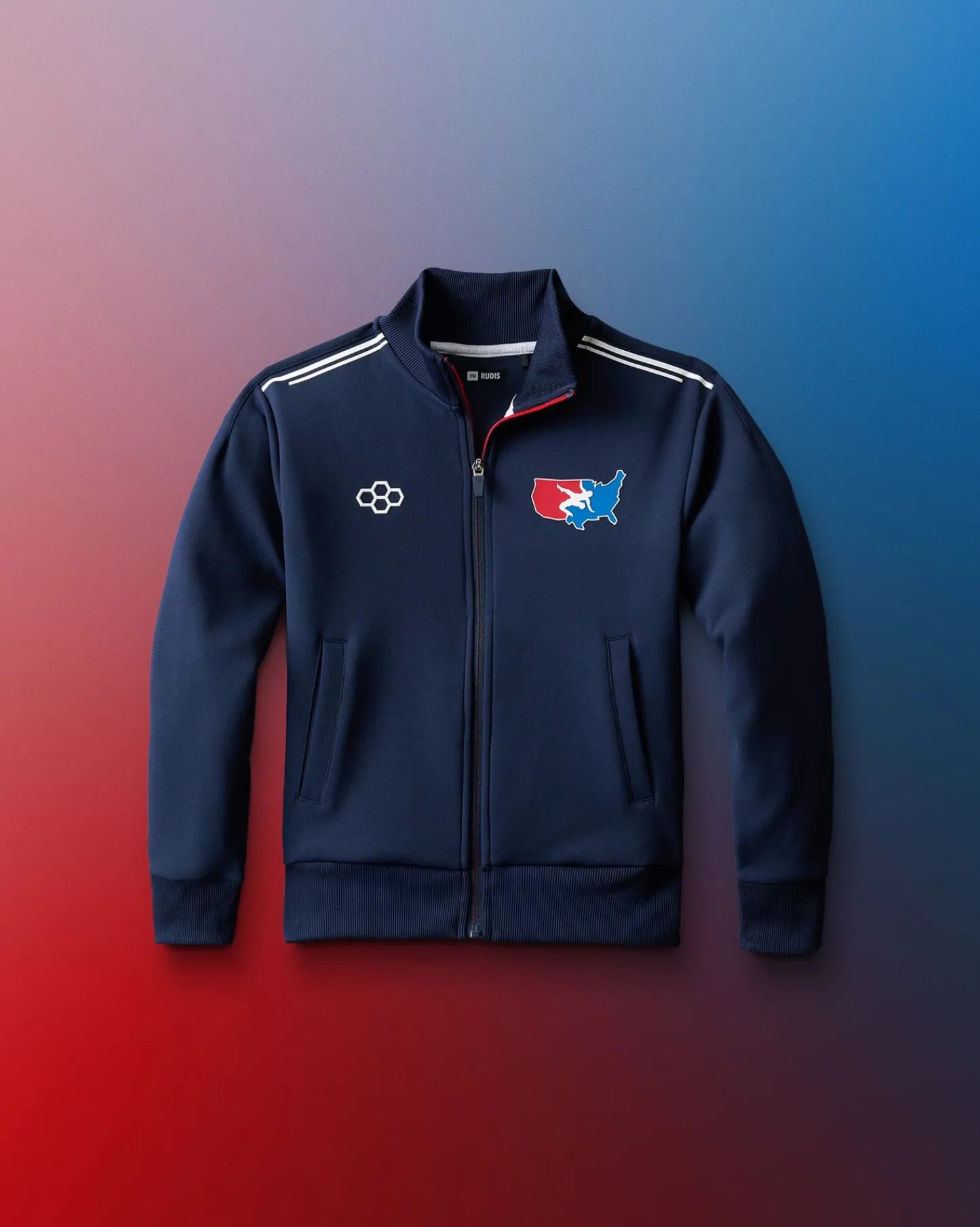 Jackets & 1/4 Zips>RUDIS USA Wrestling Chronicle Youth Elite Jacket