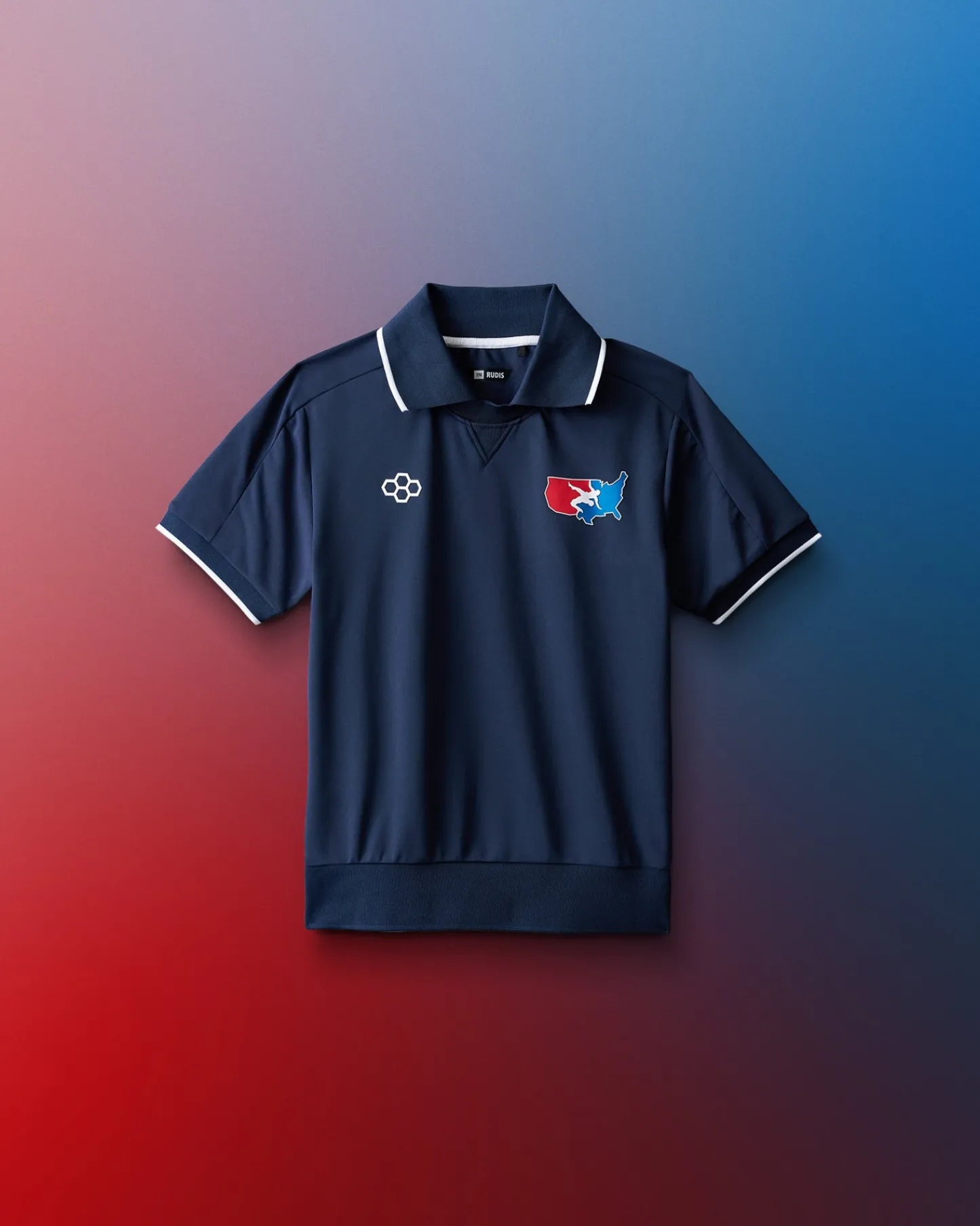 Shirts & Tees>RUDIS USA Wrestling Chronicle Youth Elite Athletic Polo