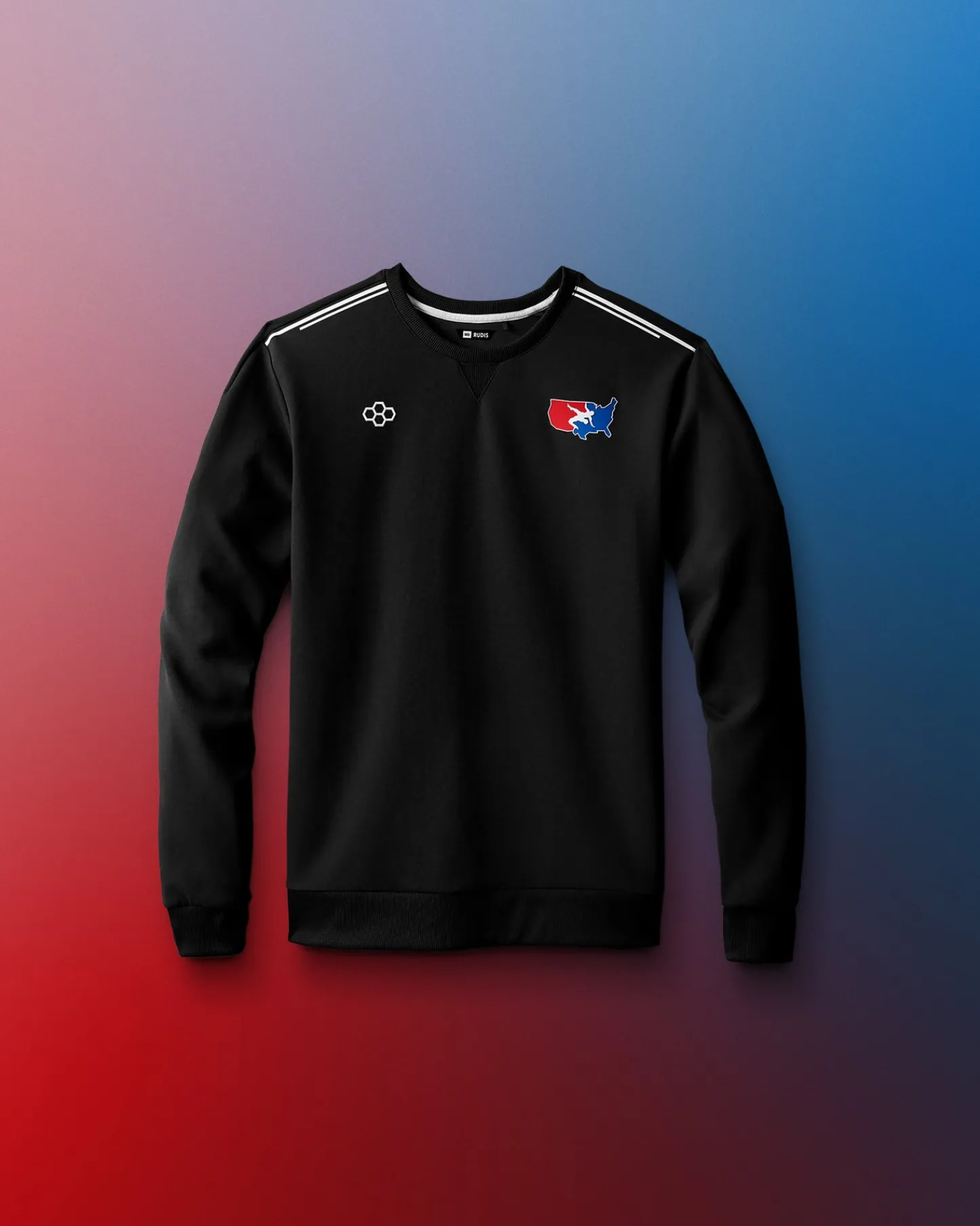 Hoodies & Pullovers>RUDIS USA Wrestling Chronicle Youth Elite Crewneck
