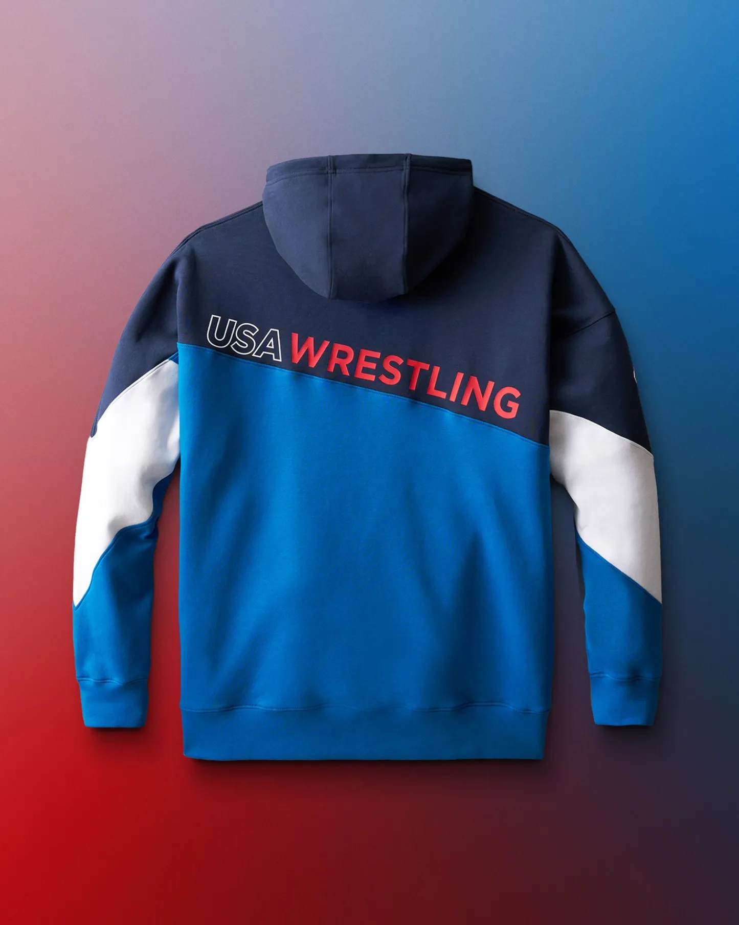 Hoodies & Pullovers|Hoodies & Pullovers>RUDIS USA Wrestling Colorblock Hoodie