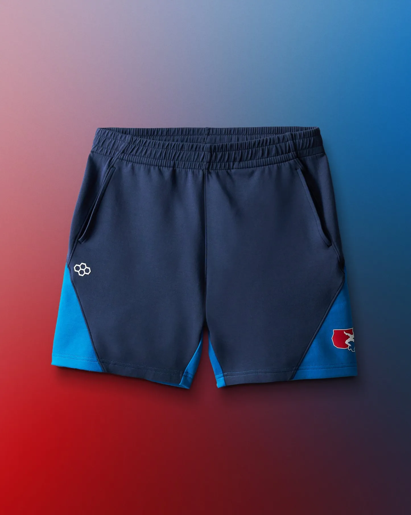 Shorts & Bottoms|Shorts & Bottoms>RUDIS USA Wrestling Colorblock 5" Shorts