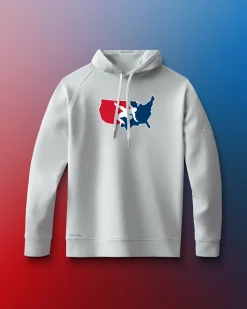 Hoodies & Pullovers|Hoodies & Pullovers>RUDIS USA Wrestling Hoodie Lunar Gray