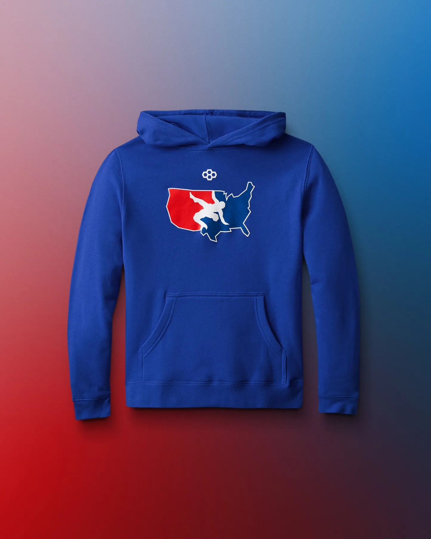 Hoodies & Pullovers>RUDIS USA Wrestling Logo Youth Tradition Hoodie