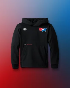 Hoodies & Pullovers>RUDIS USA Wrestling Luxe Terry Youth Hoodie