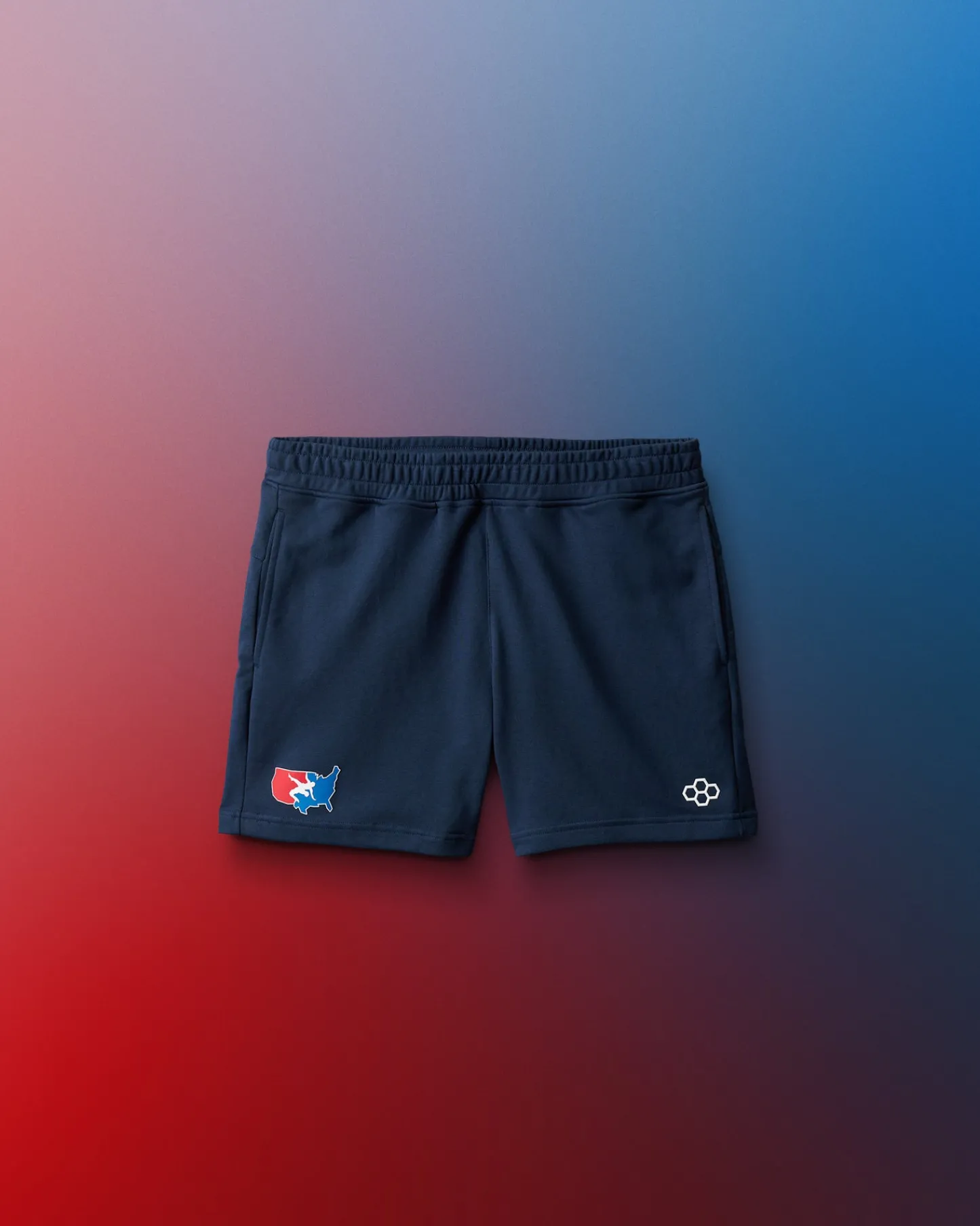 Shorts & Bottoms>RUDIS USA Wrestling Luxe Terry 5" Youth Shorts