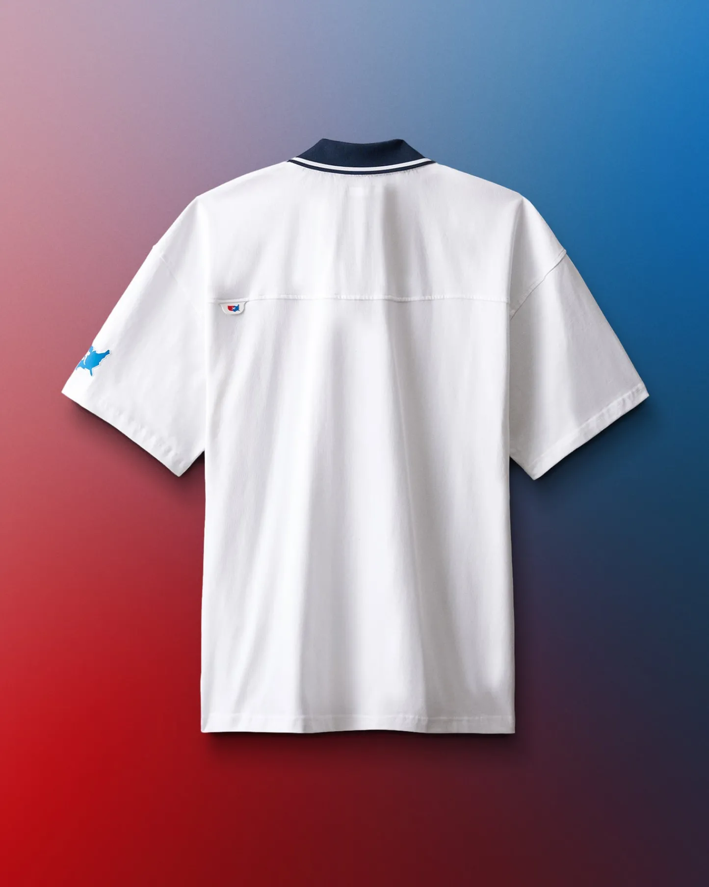 Polos>RUDIS USA Wrestling Zip Polo White