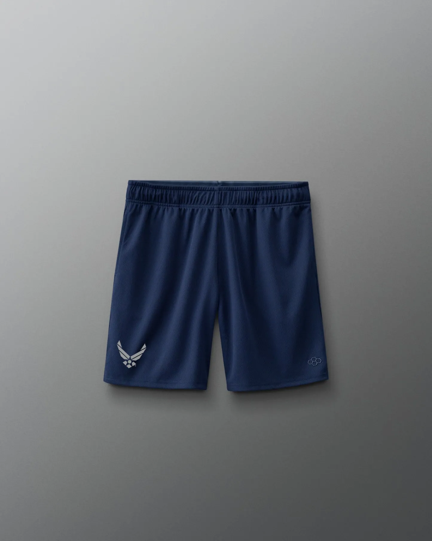 Shorts & Bottoms>RUDIS USAF Wrestling Emblem 8" 2.0 Youth Mesh Shorts Navy