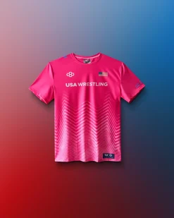 Shirts & Tees>RUDIS USAW Icon Girl's Sublimated T-Shirt Pink