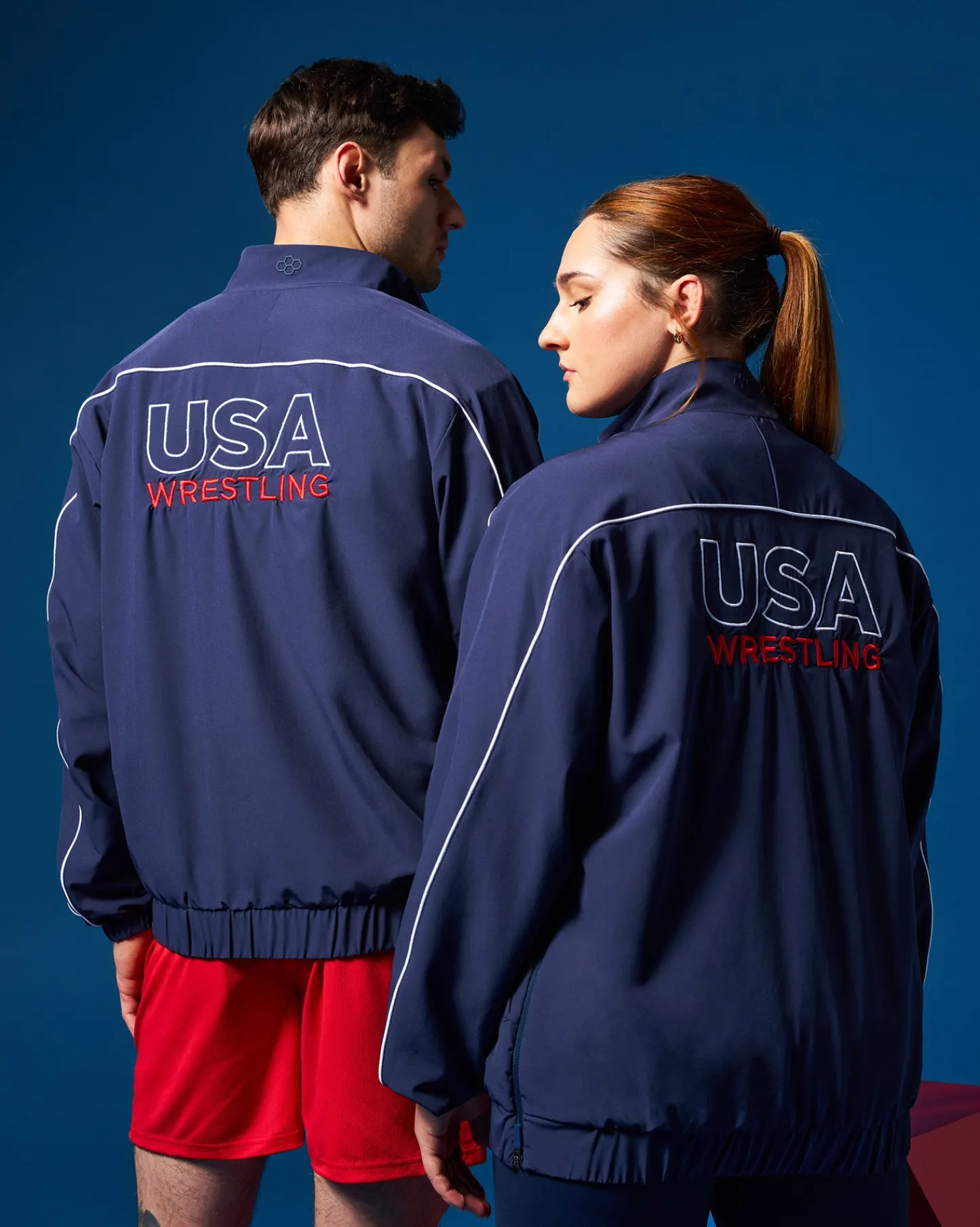 Hoodies & Pullovers|Jackets & Vests>RUDIS USAW Logo 1/4 Zip Windbreaker