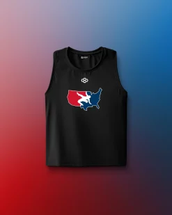 Shirts & Tees>RUDIS USAW Logo COOL-FEEL Women's Crop Tank Top