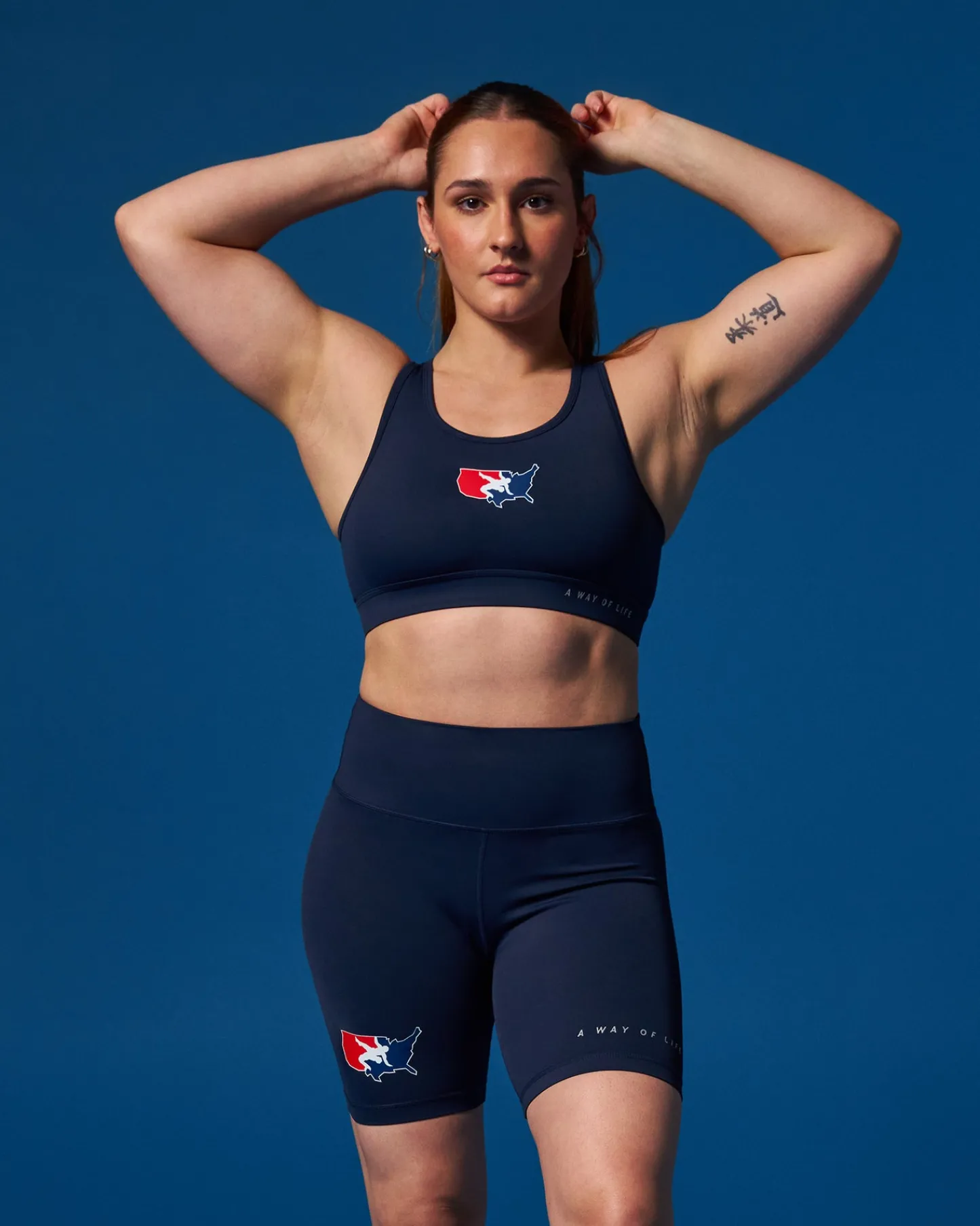Sports Bras>RUDIS USAW Logo Women's Sports Bra