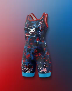 Singlets|Singlets>RUDIS USAW Scatter Icon Girl's 2.0 Elite Singlet
