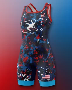 Singlets|Singlets>RUDIS USAW Scatter Icon Women's 2.0 Elite Singlet