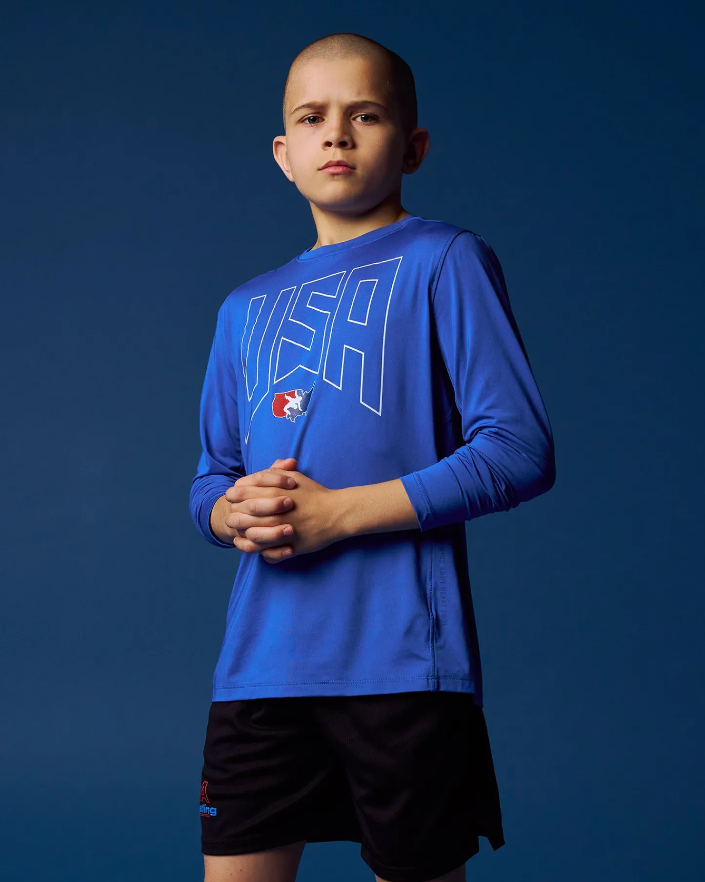 Shirts & Tees>RUDIS USAW USA Youth Performance Long Sleeve Royal