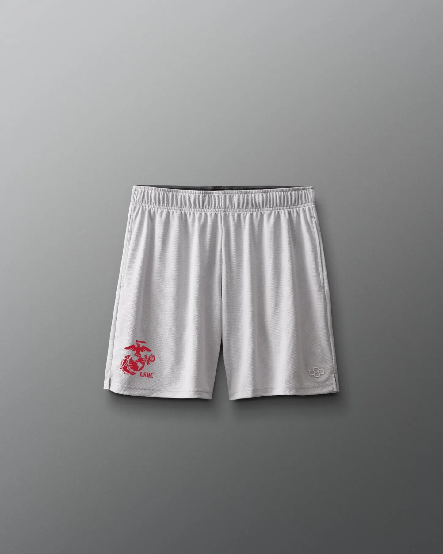 Shorts & Bottoms>RUDIS USMC Wrestling Emblem 8" 2.0 Youth Mesh Shorts Lunar