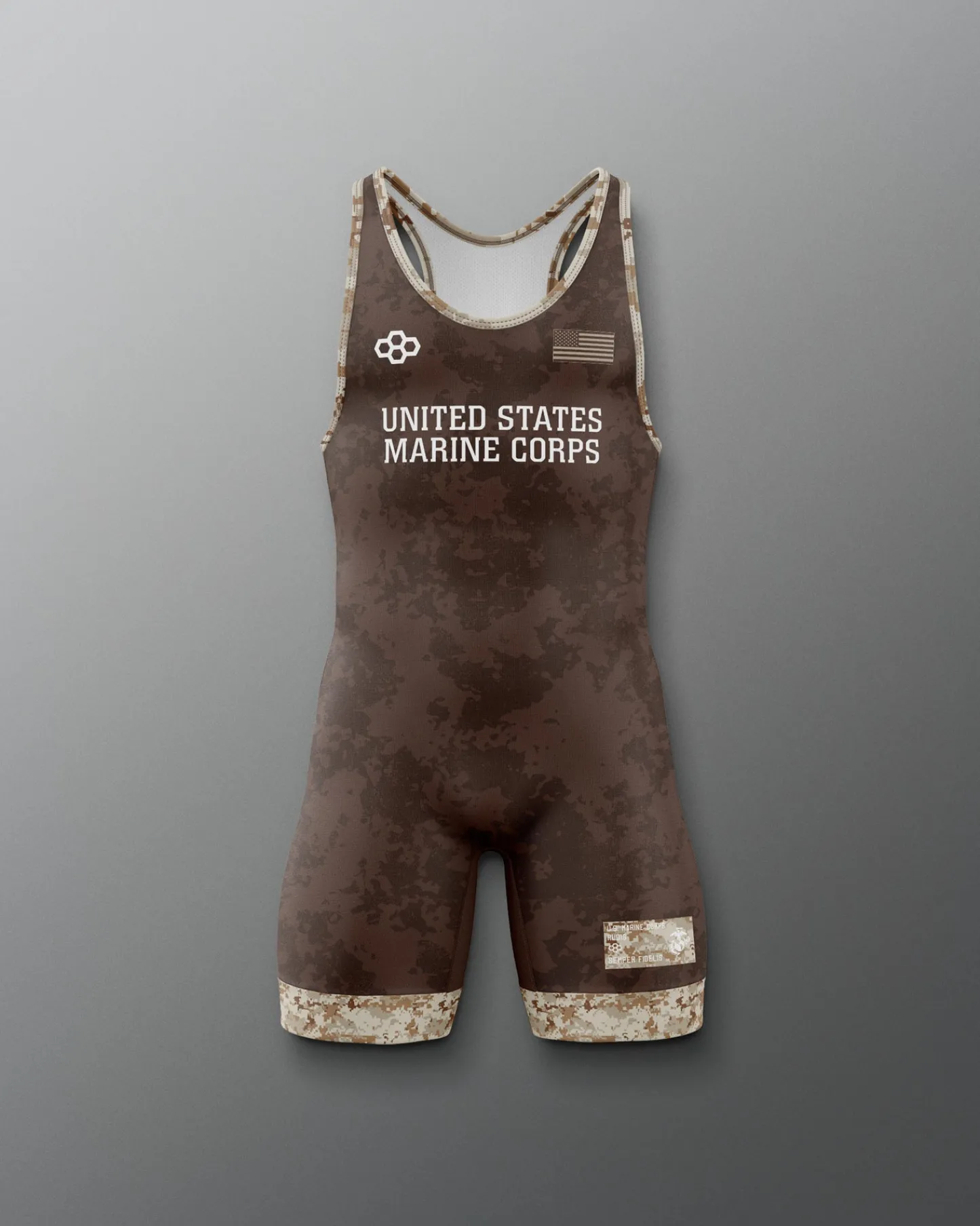 Singlets|Singlets>RUDIS USMC Youth Elite 2.0 Singlet Brown
