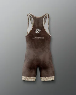 Singlets|Singlets>RUDIS USMC Youth Elite 2.0 Singlet Brown