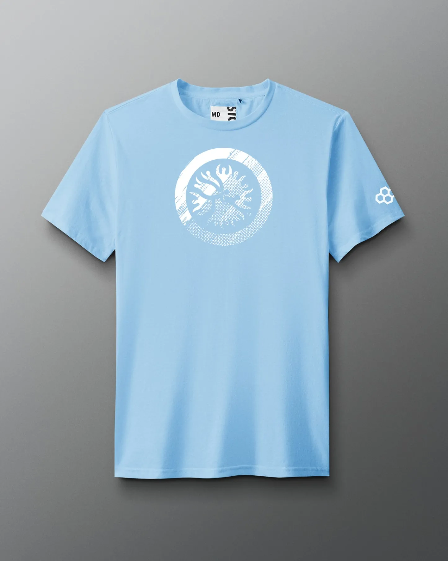 Shirts & Tees|Shirts & Tees>RUDIS UWW Abstract Emblem Elite Super Soft T-Shirt Light Blue