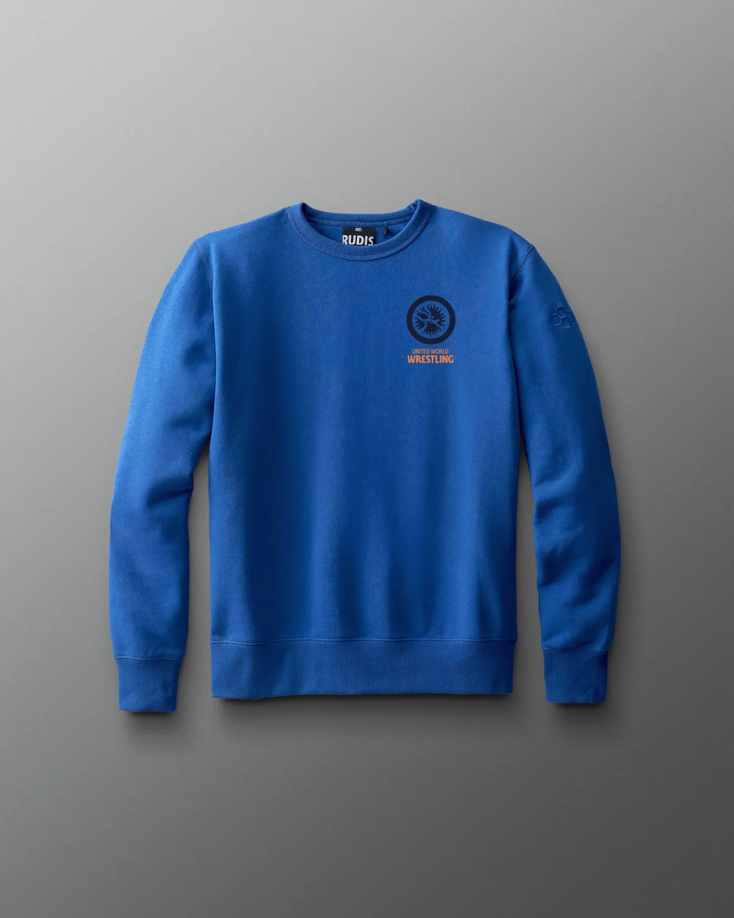 Hoodies & Pullovers>RUDIS UWW Globe Youth Comfort Fleece Crewneck Royal