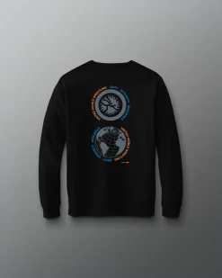 Hoodies & Pullovers>RUDIS UWW Globe Youth Elite Terry Crewneck