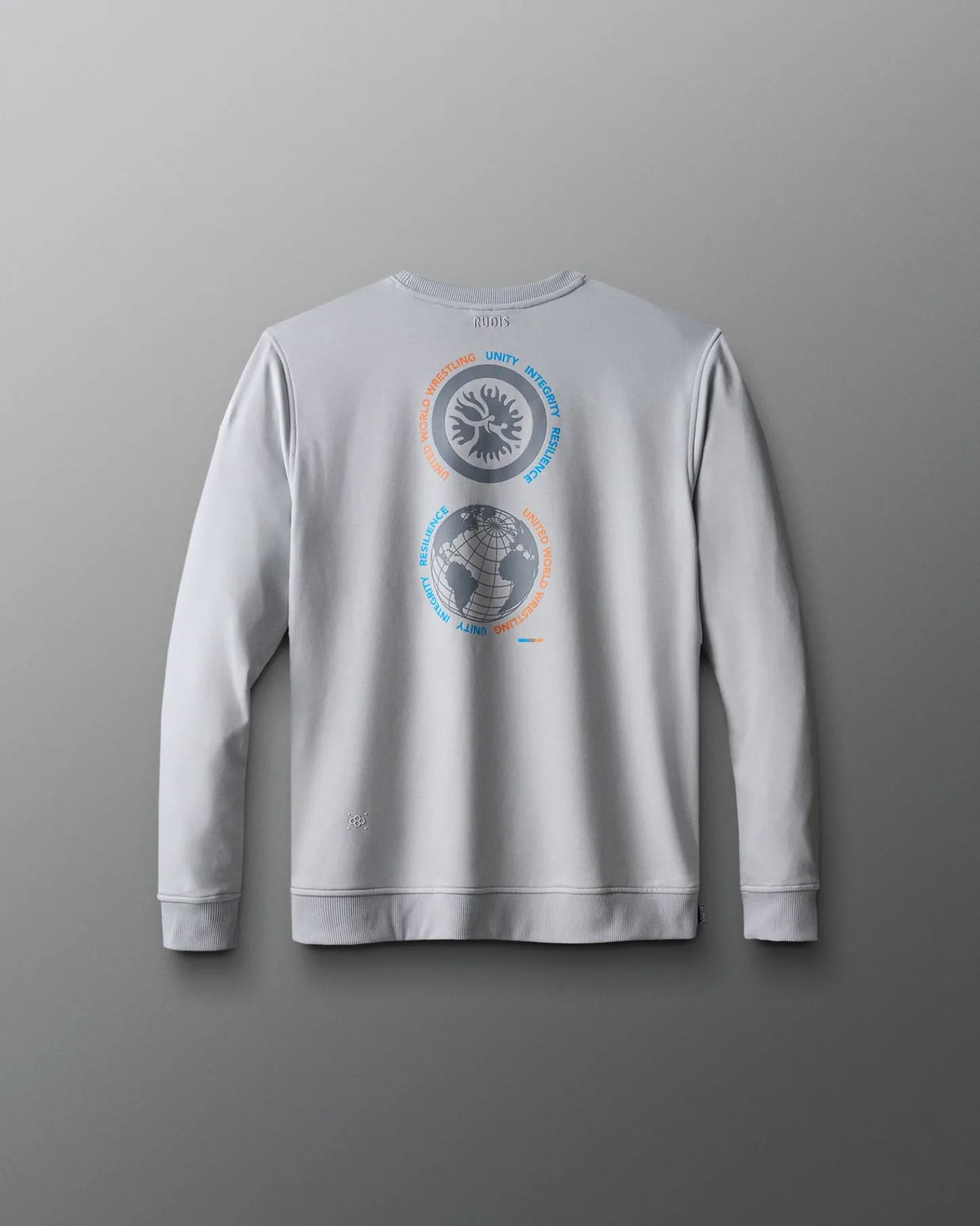 Hoodies & Pullovers>RUDIS UWW Globe Youth Elite Terry Crewneck