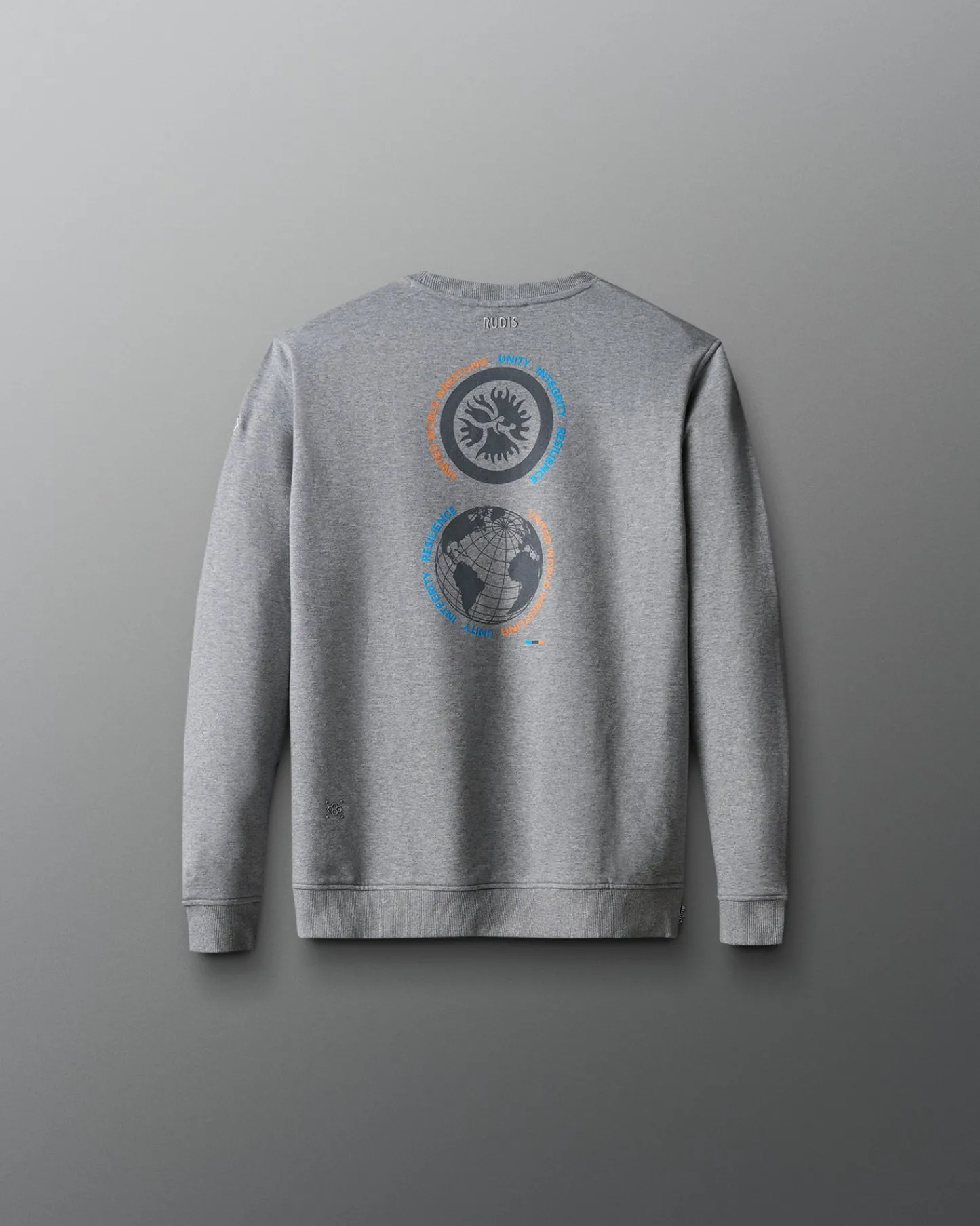 Hoodies & Pullovers>RUDIS UWW Globe Youth Elite Terry Crewneck