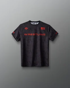 Shirts & Tees>RUDIS Wrestling Wordmark Black Camo Youth Sublimated T-Shirt