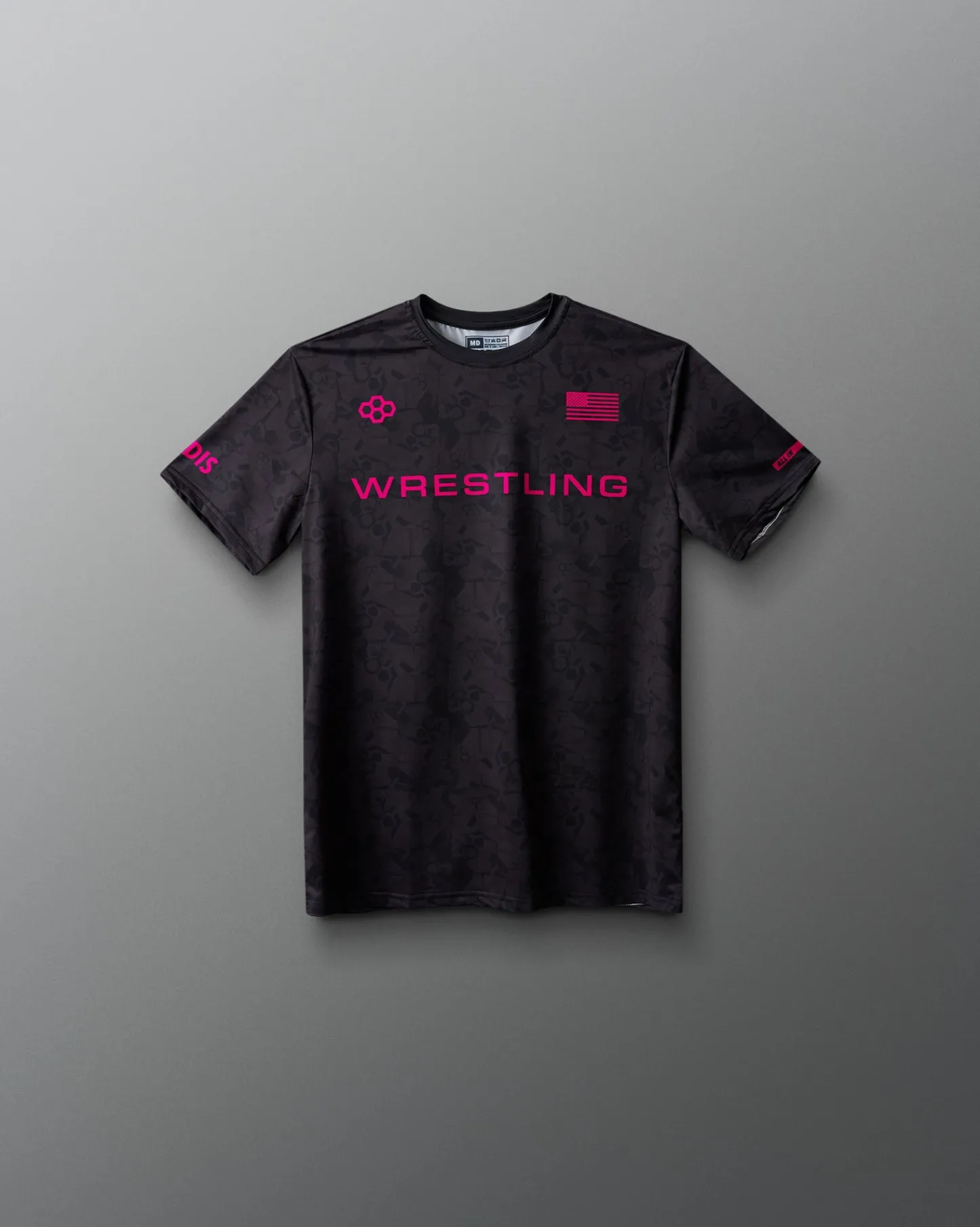 Shirts & Tees>RUDIS Wrestling Wordmark Black Camo Youth Sublimated T-Shirt